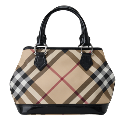 Nova Check Tote, front view